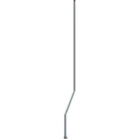 KWC Duschrohr, Durchmesser 18 mm, ÜM, Länge 1200 mm, Kröpfung 75 mm