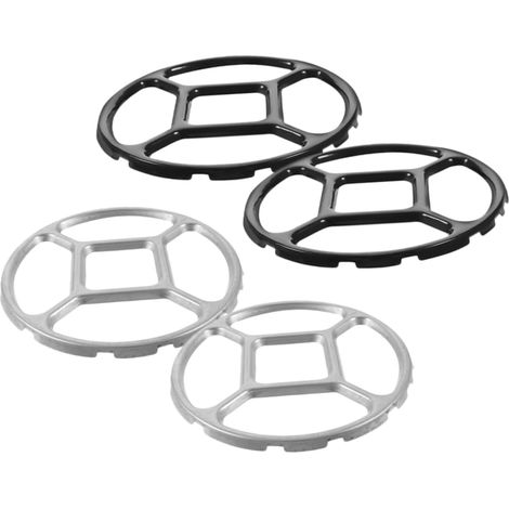 4 sturdy alloy wok supports for gas stoves, scratch-resistant accessory, versatile