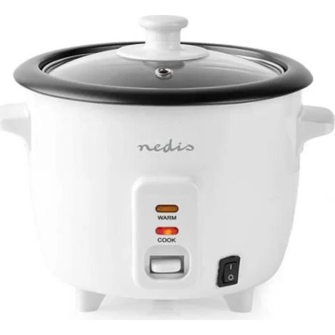 Nedis KARC06WT olla arrocera blanca 0,6 litros 300 W