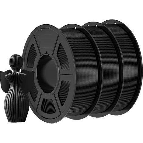 Filamento para impresora 3D, 1,75 mm de diámetro, resistencia mejorada, PLAPLUS 3BK (1/2)
