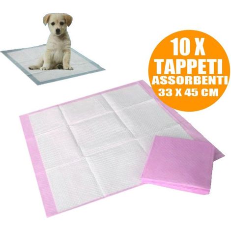 Paquet De 10 Coussinets Absorbants Pour Les Besoins De L'animal De Compagnie Chiots Et Adultes (1/2)