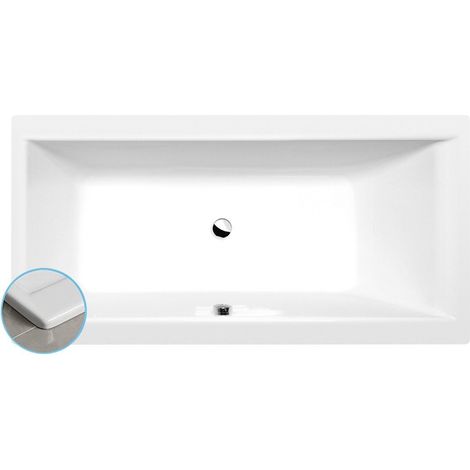 CLEO SLIM Baignoire rectangulaire 150x75x48cm, blanc (1/3)