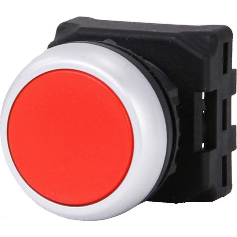 Tête de bouton-poussoir RS PRO Rouge, Retour par ressort, Ø découpe 22mm ( Prix pour 1 )