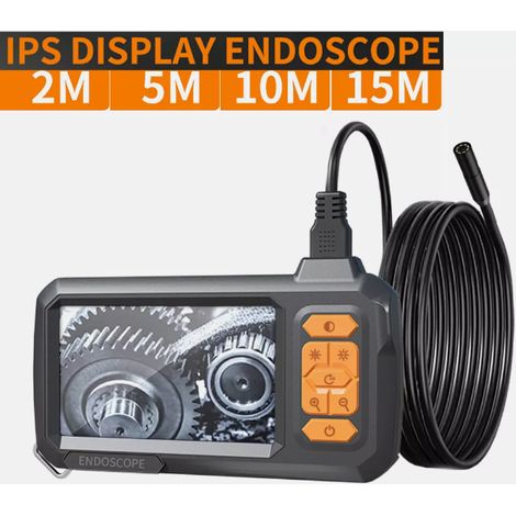 Caméra endoscopique industrielle 1080p HD 8 mm, écran 4,5 pouces, caméra d'inspection par boroscope (1/5)
