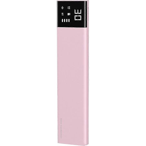Bluetooth-Lautsprecher mit Knochenleitungsfunktion für die Unterkissenbefestigung, 36 Weißrauschoptionen, Einschlafhilfe, Musikbox, LED-Bildschirm, MP3-Player, Schlaftimer, pink (1/5)