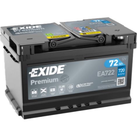 Batería de coche Tudor 72Ah EA722 Exide