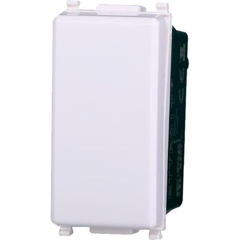 Botón ettroit starlight compatible vimar plana 1p blanco - ev1001