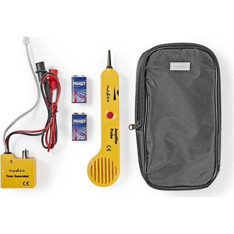 Nedis 5412810305896 Probador de Cable PC Multimedia Amarillo (1/5)