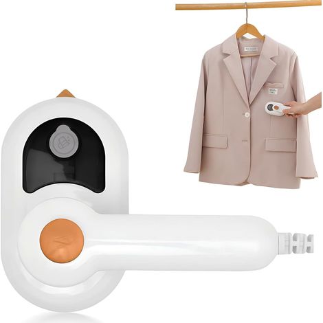 Reisebügeleisen, Mini-Klappbügeleisen, Mini-Nähbügeleisen, 180° drehbar, mit Messbecher und hitzebeständiger Unterlage, für Zuhause, Reisen und unterwegs (1/5)