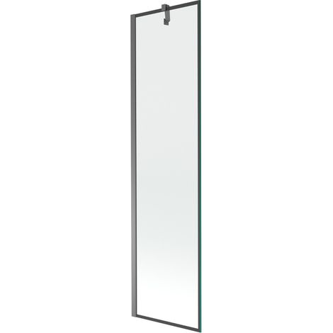 Paroi de baignoire mexen next 1 panneau 50 x 150 cm, motif noir, gun metal - 895-050-000-00-70-95 (1/5)
