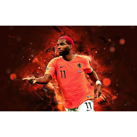 Papier peint panoramique Football - Joueur de Foot - 130 cm x 81 cm (1/2)