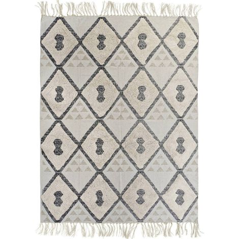 Tapis moderne coton beige Romos   Douceur et élégance - Beige Romos douceur de coton (1/4)