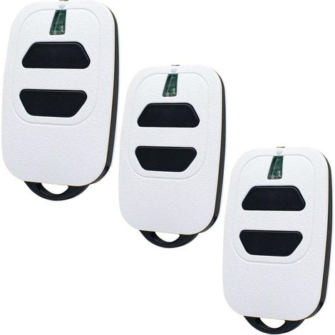 Lot de 3 émetteurs portatifs pour porte de garage - 433,92 MHz - Compatible avec DEA GTI2/4, GT2/4, Mio TR2/4, Mio TR2N/4N (1/5)
