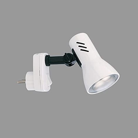 Faretti E Spot Moderno Fiche Metallo Bianco 1 Luce E14 (1/4)