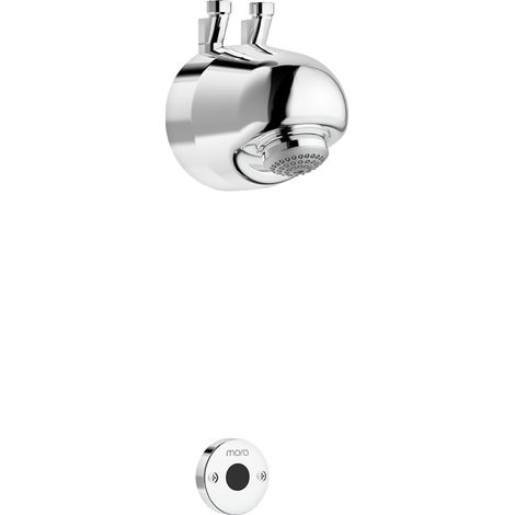 MORA tronic Compact Duschkopf WMS, mit Thermostat, Anschluss von oben Batterieb. (1/3)