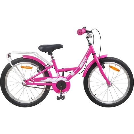 Teenpull – Kinderfahrrad 18 Zoll für 5-7 Jahre alt Rosa (1/5)