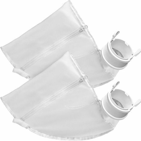 Sacs de nettoyage de piscine, sac de nettoyage de piscine, sac en nylon de remplacement pour Polaris 280 et 480 sac de filtration universel pour 280/480 sacs de rechange Polaris(2 pièces)