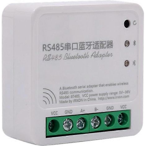 Adaptateur Bluetooth série BT485, convertisseur de protocole sans fil RS485 pour communication réseau Bluetooth sans fil (longueur : 100 m). (1/5)