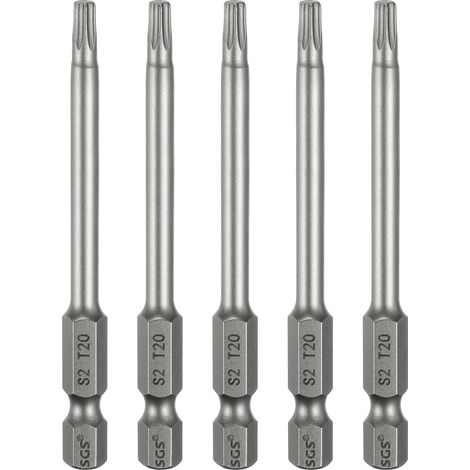 5Pcs Embout Tournevis T20 Torx Tige Hexagonale Pointe Magnetique (1/5)