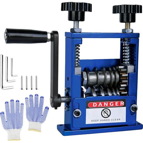 Drahtabisoliermaschine, manuelle und automatische Bedienung, tragbares Design, Blau (1/2)