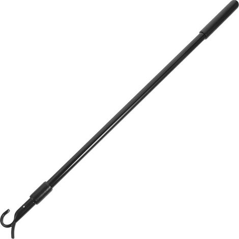 60 cm lange, verstellbare Gardinenstange aus schwarzer Aluminiumlegierung, erhältlich für den Heimgebrauch. (1/5)