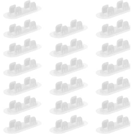 Lot de 20 Clips Auto-adhésifs pour Tuyaux 13-16 Mm, Supports Tuyauterie en Plastique Résistants à L’humidité et Température, Colliers Serrage Faciles Fixer Plomberie - (1/5)