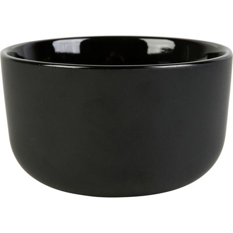Bol 58 cl New bone - Collection CYRILLIQUE - Ø 12.5 cm H 7 cm - Coloris Noir Brillant