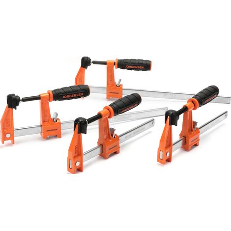 4er-Satz Mittelschwere Stahlklemmen (2-15 cm, 2-30 cm) JORGENSEN 2391335 Spann-Weite (max.):30 mm Pr