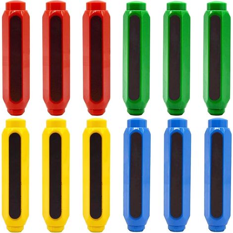 2 pièces porte-craie en plastique réglable coloré porte-craie coloré porte-craie pour enfants enseignant maison bureau école, Ensoleillé (1/5)