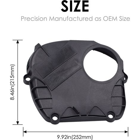 06H103269 Engine timing chain cover with gasket suitable for Volkswagen Jetta, Golf GTI, and CC (1/4)