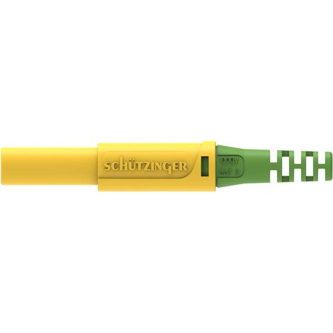 Schützinger DI SFK 30 S Ni / OK / GNGE Fiche à ressort de sécurité vert-jaune 1 pc(s) (1/2)