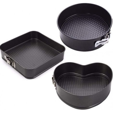 Lot de 3 moules démontables - Fond amovible Secret de Gourmet (1/3)