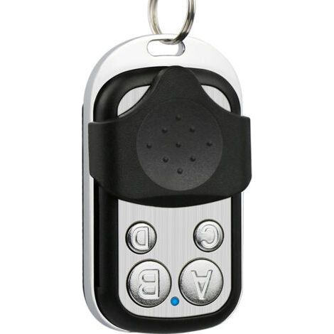 433 Metal 4-Button Garage Door Rolling Code Copy Remote Control (1/4)