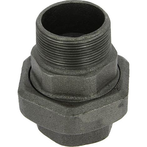 Raccord union fonte noir Mâle Femelle 2"