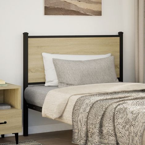 Maison Exclusive - Testiera di Ricambio Sonoma 107 cm in Legno Multistrato e Acciaio