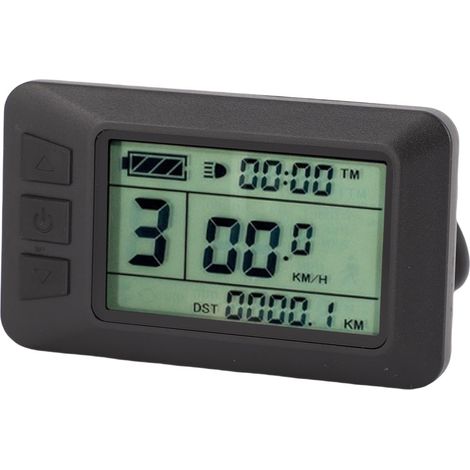 Écran LCD pour vélo électrique, scooter électrique 24V, 36V, 48V, panneau de commande avec connecteur étanche à 5 broches (1/5)