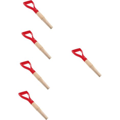 5 Pièces Manche De Pelle De Jardin Longues Poignées Poignée De Préhension Portable Manche De Bêche Longue Poignée Fournitures De Jardinage Pelle Les Poignées en Bois (1/5)