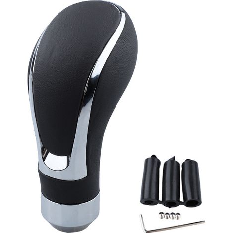 Pomo universal para palanca de cambios de coche, pomo personalizable para cambio manual - negro (1/2)