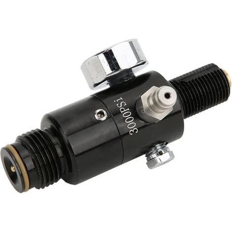 Régulateur de pression pour bouteilles de paintball, filetage 5/8" 18UNF, entrée 3000 psi, sortie 800 psi, réducteur de pression pour bouteilles de CO2/HPA (1/5)