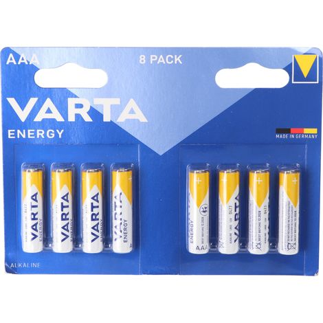 Varta batterie energy alkaline aaa micro lr03 15v 1bli8stk 4103229418 6234414 (1/3)