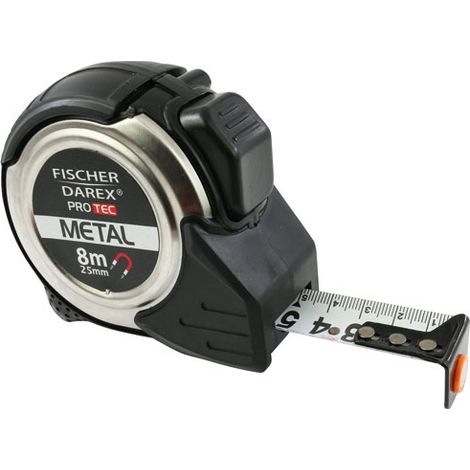 FISCHER DAREX - Mètre ruban boitier métal 8m x 25mm magnétique