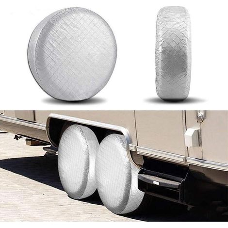 Set mit 4 wasserdichten Radkappen für 30 bis 32 Zoll Reifen, ideal für Autos, Jeeps, LKWs, SUVs, Anhänger, Wohnmobile und Wohnwagen. (1/5)