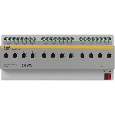 VIMAR - 01521.1 12-Ausgangs-Stellglied 250V 10AX KNX