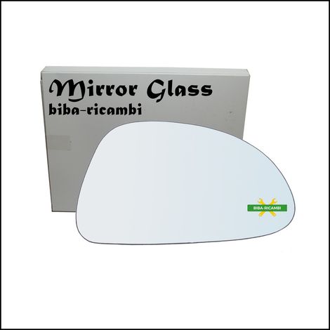 Vetro specchio retrovisore lato dx-passeggero per suzuki alto (ff) dal 2004-2009