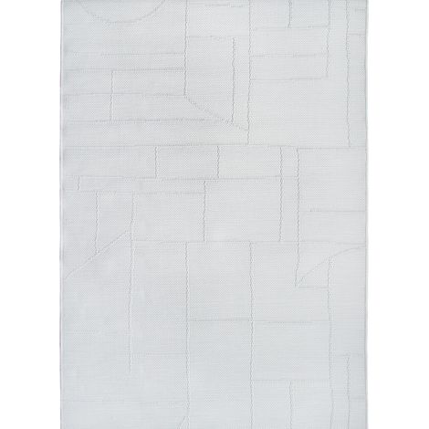 JUTA ASPECT ARIANE - Tapis aspect jute blanc ivoire 190x290
