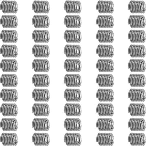 50-teiliges Set aus Gewindeeinsätzen aus Edelstahl zur Reparatur und zum Kürzen von Schraubenlöchern (US-Einheit 2-562.5D) (1/5)