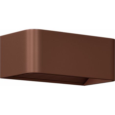 Mini Icon Wall 7W 120° Applique LED da Interno con Tecnologia Switch CCT 2700K/3000K/4000K, Finitura Corten - Beneito & Faure