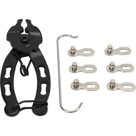 Pince ergonomique antiglisse pour chaîne de vélo à maillons rapides, outil de démontage et montage pour vélos 11 vitesses, avec accessoires. (1/5)