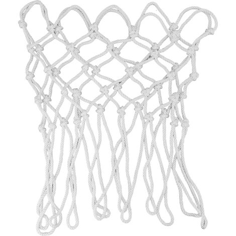 Filet de Basket Polyester Anti-Fouet Blanc pour Panier Standard Intérieur/Extérieur, Résistant aux Intempéries (1/5)