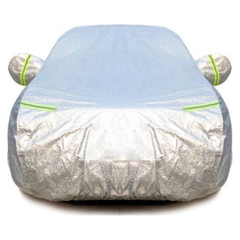 Bâche pour voiture SUV étanche – Protection UV et anti-grêle – Dimensions 425x175x170cm – Fermeture éclair et bandes réfléchissantes (1/5)
